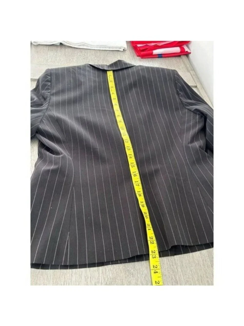 Kasper Petite 2-Piece Skirt Suit - Black & Pink Stripe with Lace Size 12P